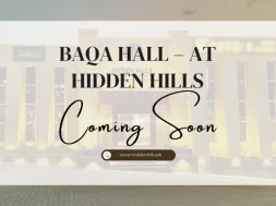 BAQA Hall – Grand Opening Soon at Hidden Hills